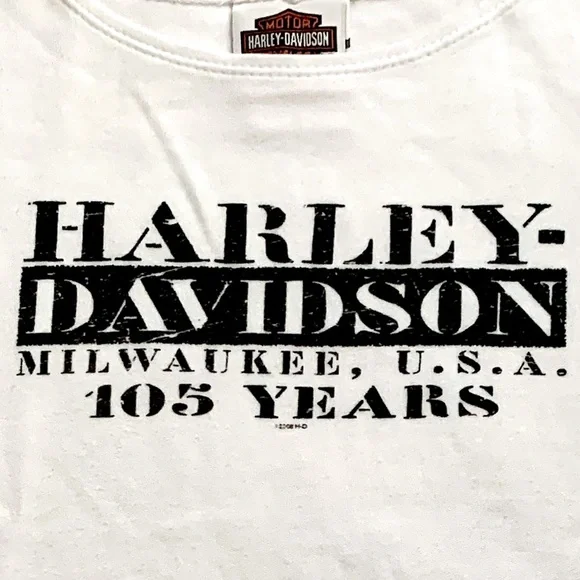 HARLEY DAVIDSON RARE 105 YEARS TANK TOP - Picture 5 of 8